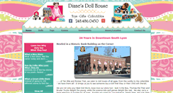 Desktop Screenshot of dianesdollsandtoys.com